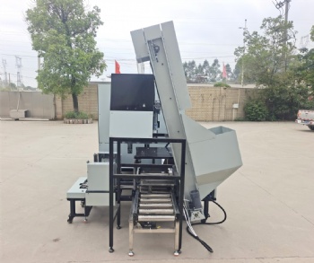 Full automatic mushroom bagging machine with inoculation stick inserting
