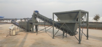 High humidity mushroom substrate bag separator