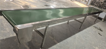 Horizontal conveyor belt